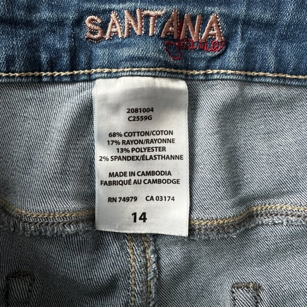 Santana Cropped Jeans - Women's Size 14 - Picture 8 of 9